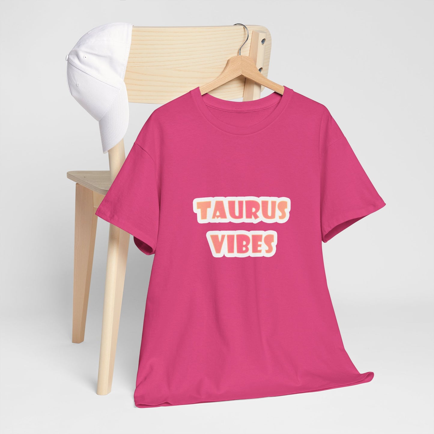 Taurus Vibes Unisex Heavy Cotton Tee, Astrology Shirt, Gift for Taurus, Horoscope Tee, Zodiac Fashion, Casual Everyday Wear