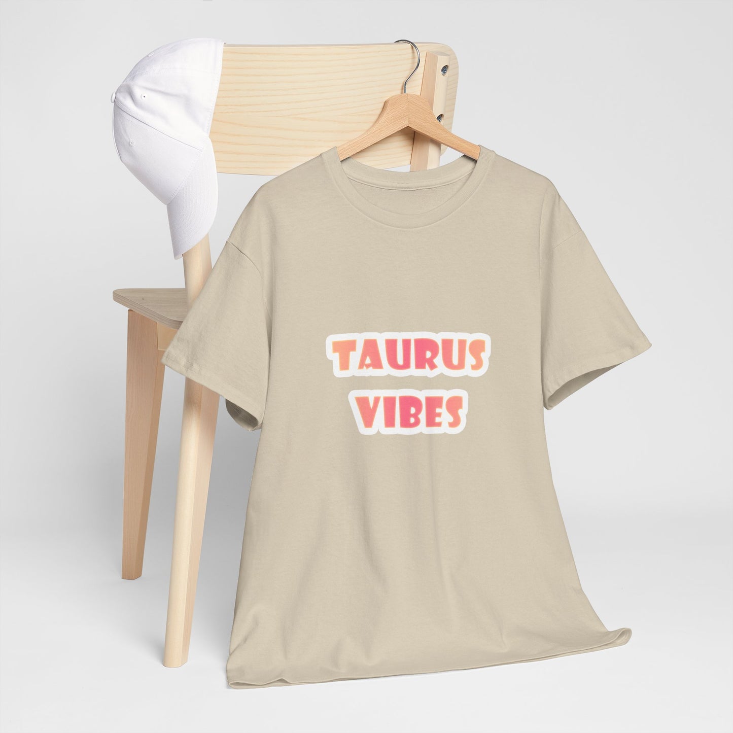 Taurus Vibes Unisex Heavy Cotton Tee, Astrology Shirt, Gift for Taurus, Horoscope Tee, Zodiac Fashion, Casual Everyday Wear