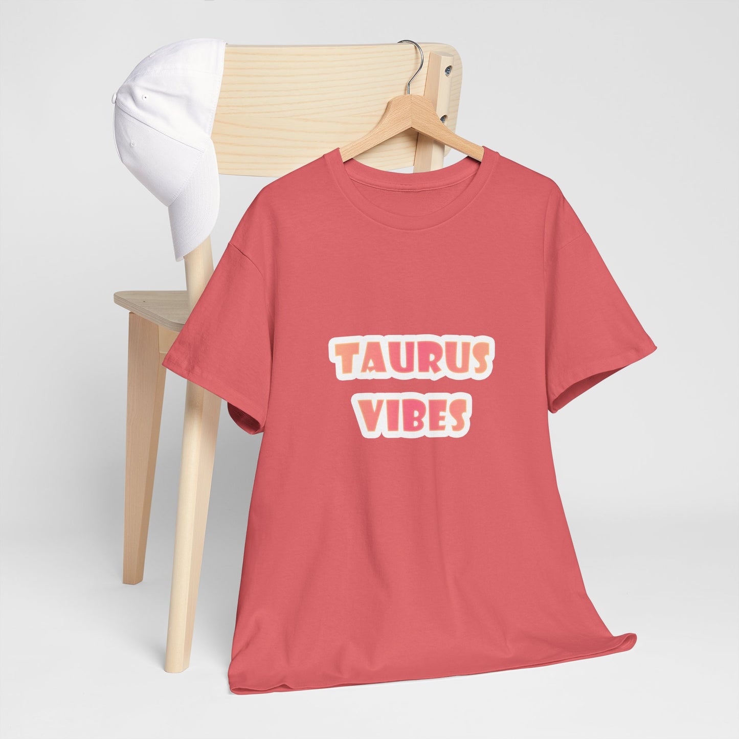 Taurus Vibes Unisex Heavy Cotton Tee, Astrology Shirt, Gift for Taurus, Horoscope Tee, Zodiac Fashion, Casual Everyday Wear