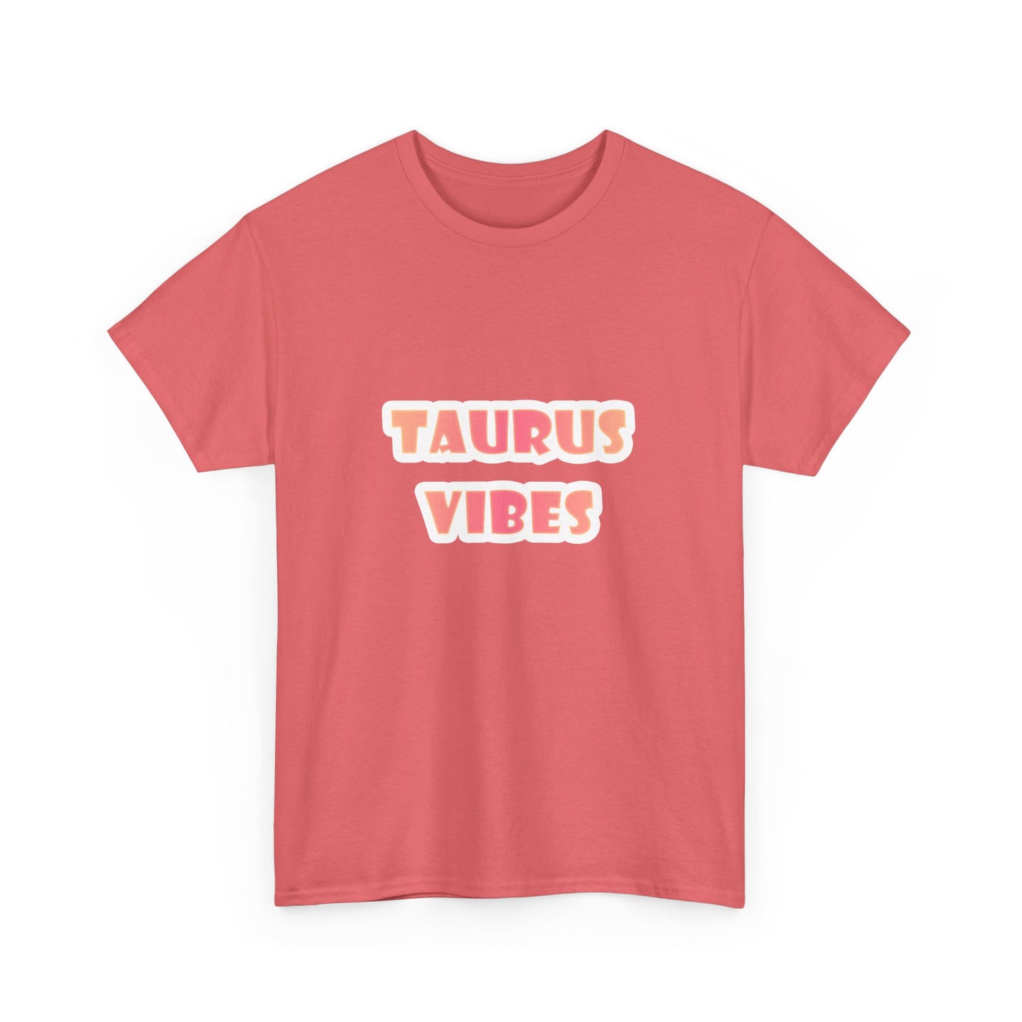 Taurus Vibes Unisex Heavy Cotton Tee, Astrology Shirt, Gift for Taurus, Horoscope Tee, Zodiac Fashion, Casual Everyday Wear