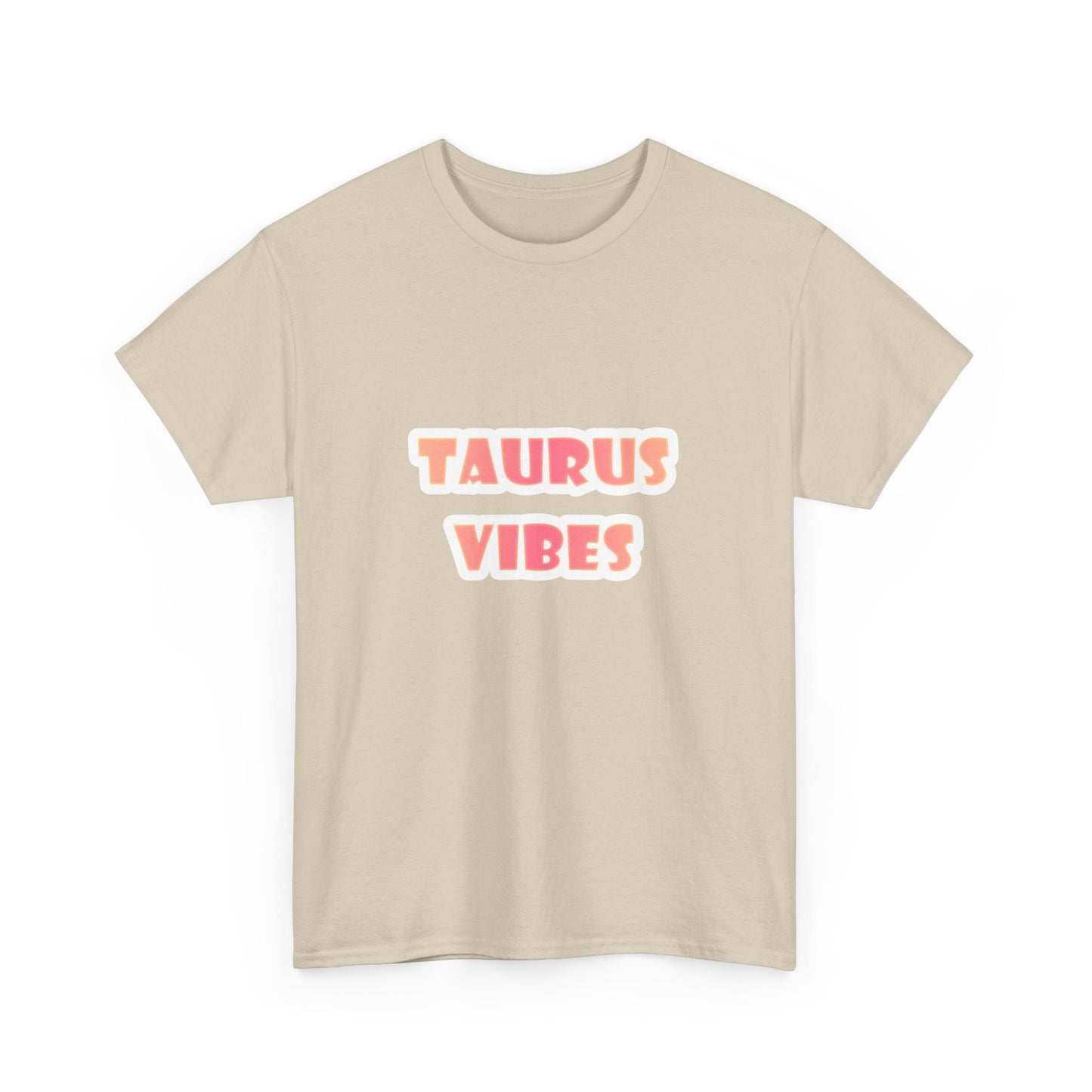Taurus Vibes Unisex Heavy Cotton Tee, Astrology Shirt, Gift for Taurus, Horoscope Tee, Zodiac Fashion, Casual Everyday Wear