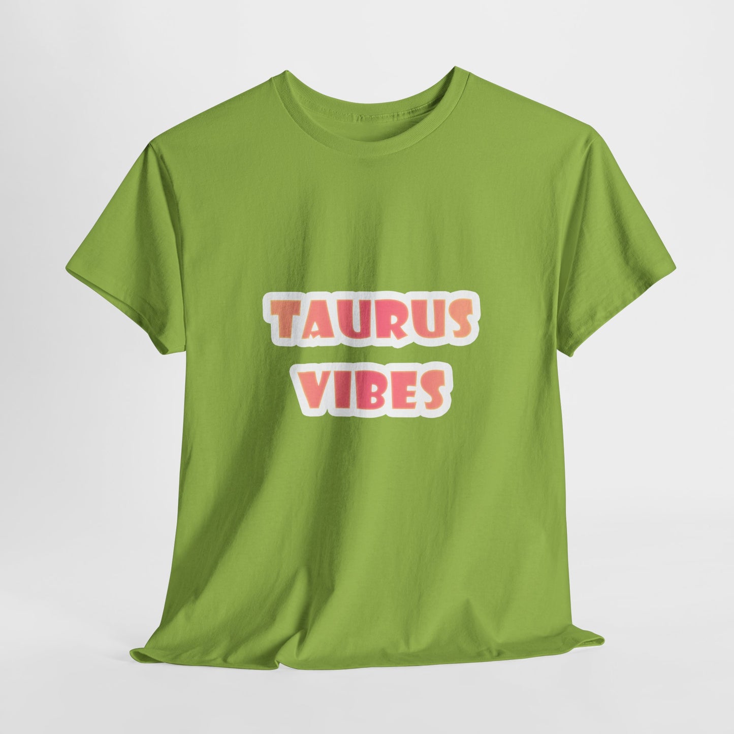 Taurus Vibes Unisex Heavy Cotton Tee, Astrology Shirt, Gift for Taurus, Horoscope Tee, Zodiac Fashion, Casual Everyday Wear
