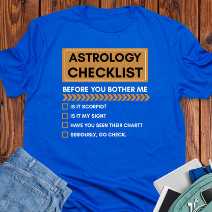Astrology Checklist