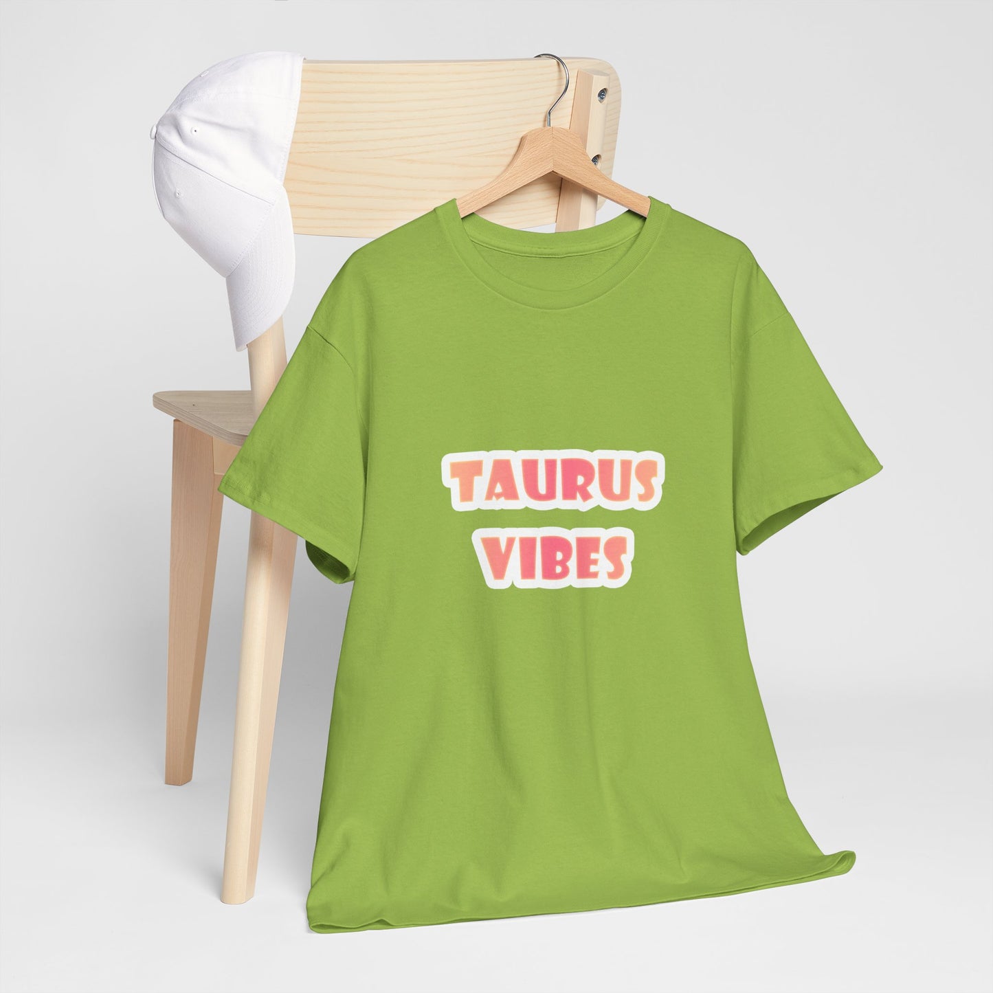 Taurus Vibes Unisex Heavy Cotton Tee, Astrology Shirt, Gift for Taurus, Horoscope Tee, Zodiac Fashion, Casual Everyday Wear